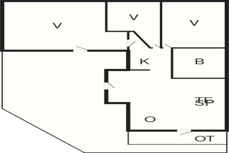 6 Person Holiday Home In Thisted Torsted  Exteriör bild